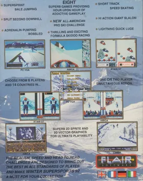 Winter Supersports 92 box cover back